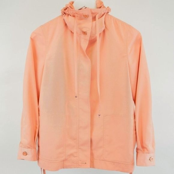 St. John Peach Anorak Jacket - Picture 1 of 8